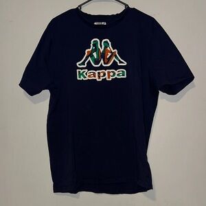 Kappa Dark Blue Tee with Logo